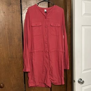 Medium Tall Red Long Sleeve Romper - Old Navy - NWT - NEVER WORN!